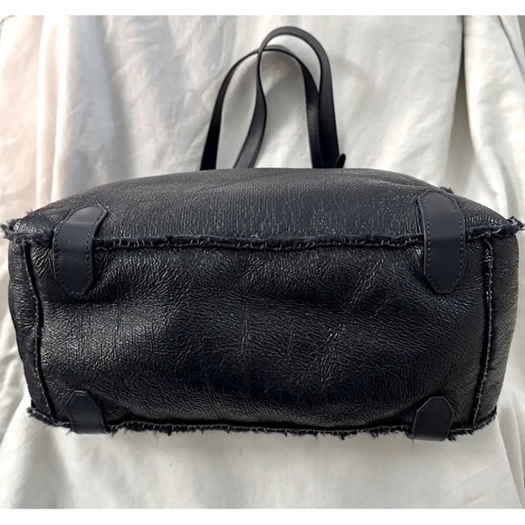 Tory Burch New Shearling Textured Patent Leather & Mini Wallet - Picture 7 of 16